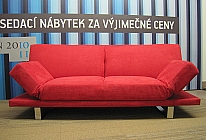 Pohovka se sklopným opěradlem a opěrkami Noble