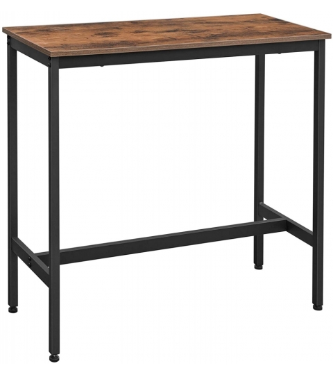 Barový stôl Lenor, 100 cm, hnedá