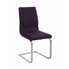 Jedálenská stolička Belfort, textil, fialová