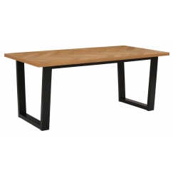 Jedálenský stôl Grebor, 180 cm, hnedá