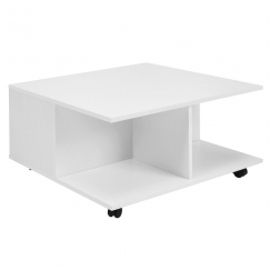 Konferenčný stolík Dera, 70 cm, biela