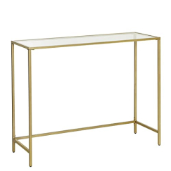 Konzolový stolek Erwin, 100 cm, zlatá