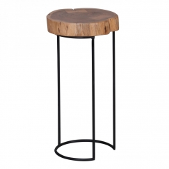 Odkládací stolek Akola, 28x55 cm, masiv akát