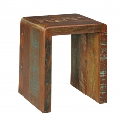 Odkladací stolík z recyklovaného dreva Kalkutta, 45x55 cm, mango