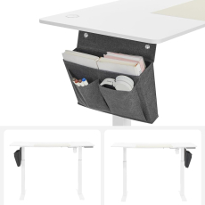 Pracovný stôl elektrický Grizzly, 140 cm, biela - 7